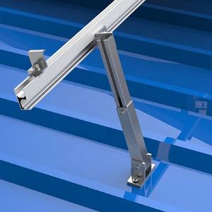 Sistema de Montaje de Paneles Solares Ajustable de Alta Calidad para Techos Planos/De Lámina, Resistente al Viento (60m/s) y a la Nieve (3KN/m) - Product Image 5