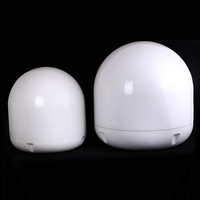 Coque en plastique ABS thermoformée sur mesure BS2026043002 pour antenne, radôme de satellite, dôme radar, équipement de télécommunications, coque blanche en plastique CNC