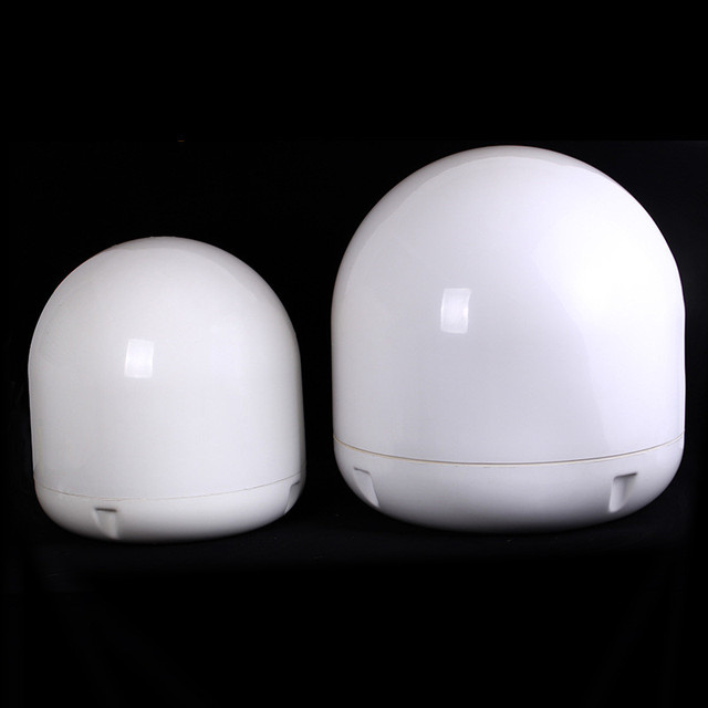 Custom BS2026043002 Thermoforming ABS Antenna Radome Satellite Radar Dome Cover Telecom Equipment White Plastic Shell CNC