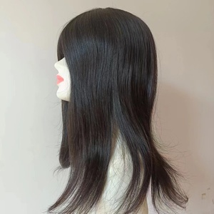 2025 nuovi prodotti parrucchino indiano capelli umani per gli uomini e le donne in colore naturale 16 pollici Australia Design - Product Image 1