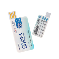 Registrador DE DATOS desechable TempU05 Single Usb de temperatura y humedad, informe PDF, Registrador de temperatura para cadena de frío