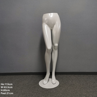 Mannequin de présentation de pantalon, modèle féminin debout, demi-corps, jambe, personnalisé pour adultes, 63,5 cm, 115 cm, 21 cm, 85 cm, FRP
