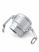 Raccord rapide Camlock en acier inoxydable 304 316, lisse, résistant à la corrosion, type D, coupleur femelle, filetage femelle