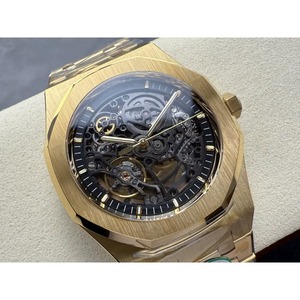 Super Quality Diving Waterproof Mechanical <b>Watch</b> gold 41mm THB Factory 3132 Movement 15412 Diamond <b>Skeleton</b> <b>Watch</b> - Product Image 1