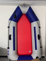 Haute vitesse 78 "x 50" longueur Certification CE moteur gonflable pliant flotteur de pêche aviron PVC bateau pour la pêche