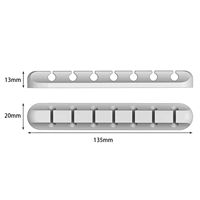 Prix usine Silicone câble Clip multifonctionnel fort adhésif fil cordon organisateur efficace gestion des câbles et accessoires