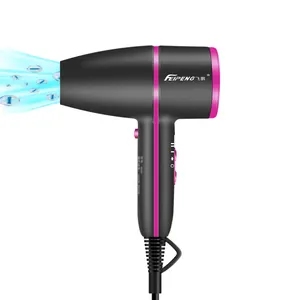 Secador de pelo al por mayor 2000 con tecnología de iones negativos Secador de pelo profesional de secado rápido de temperatura constante