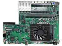 Serveur NAS Mini PC Pare-feu industriel 1U monté en rack Intel Atom C3758 C3808 C3958 4*10G SFP 6*1G LAN pfSense OPNsense