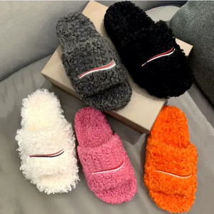 Moda de Invierno 2026, Plataformas para Mujer con Forro de Piel de Zorro, Parte Superior de PU con Bordado, Diseño Cálido y Deslizante - Product Image 1