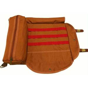 High Quality Water Resistant OEM Professional Portable Canvas Travel Bartender Carrying Kit Tool Storage <b>Roll</b> <b>Bag</b> 50LB Capacity - Product Image 5