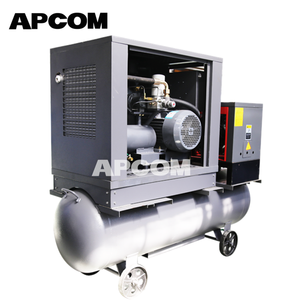 8bar 12bar Low Noise Stationary Air Compressor for <b>Small</b> Factory Workshop with Built-in <b>Dryer</b> Filter Air Receiver Tank - Product Image 3
