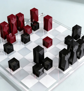 Juego de <span class=keywords><strong>Ajedrez</strong></span> y Backgammon de Acrílico de Colores Personalizados para Niños, Decoraciones Duraderas y de Lujo para Juegos de Mesa para el Hogar - Product Image 1