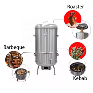 Nueva Parrilla de Barbacoa Multifuncional de Acero Inoxidable, de un Solo Quemador, Tres en Uno, sin Humo, para Asar Pato Colgante al Aire Libre - Product Image 5