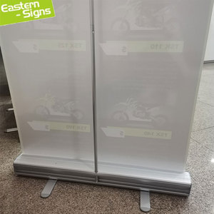 Display espositivo vendita a buon mercato personalizzato a singolo lato stendardo Roll up in alluminio Kakemono retrattile stendardo - Product Image 4