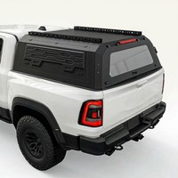 Aluminum Pickup Truck Hardtop RAM 2500 3500 2019-2024 Canopy Truck Bed Cover 301L-400L Capacity Waterproof Off-road Truck