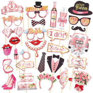 Accessoires photo amusants pour fête sur le thème du mariage - Product Image 5