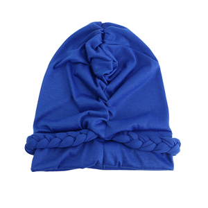Offre Spéciale dos élastique couleur unie africain <span class=keywords><strong>bambou</strong></span> Turban chapeaux pour femmes <span class=keywords><strong>chimio</strong></span> casquette Turban Hijab femmes - Product Image 5