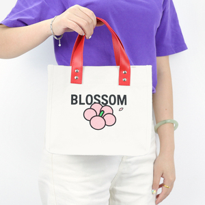 Custom Mini Eco-Friendly Recyclable Canvas <b>Tote</b> Bag with Hand Length Handle Daily <b>Travel</b> Shopping - Product Image 2