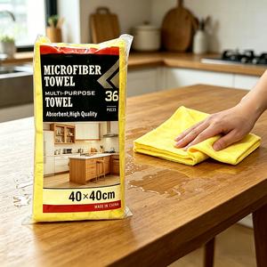 Panni in Microfibra 400GSM Morbidi Senza Bordi <span class=keywords><strong>per</strong></span> Pulizia Casa e Cucina, Confezione da 36 Pezzi, Panni <span class=keywords><strong>per</strong></span> Dettagli con Pelo Lungo e Corto - Product Image 1