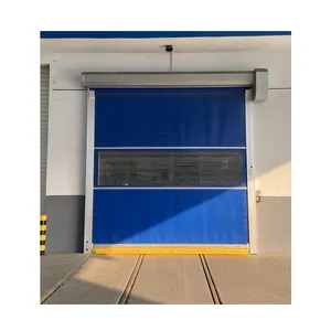 Toptan fabrika doğrudan satış hızlı eylem PVC panjur yüksek hızlı fermuar haddeleme kapı