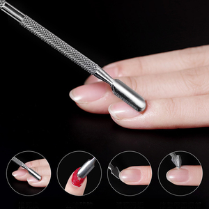 Empujador de Cutículas de Acero Inoxidable, Herramienta de Manicura y Pedicura, Lima de Uñas, Removedor de Cutículas y Piel Muerta - Product Image 3
