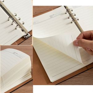 Promotional Journal Custom Leather Personalised Travel School Customized Gift for Student Embossed <b>Paper</b> Diary Notebook - Product Image 3
