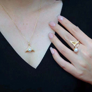 Accessoires en argent S925 pour la création de bijoux, plateau vide pour perles, pendentif de style queue, boucle d'oreille 9226, pendentifs et breloques en cristal de style tendance pour bijoux - Product Image 4