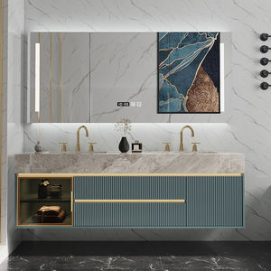 אמבט יוקרה בסגנון אירופאי יהירות עם קרמי אור רכוב קיר קרמיים לא ארון אמבטיה פלסטיק - Product Image 1