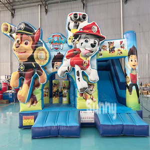 Château gonflable populaire sur le thème des dessins animés <span class=keywords><strong>de</strong></span> chiens, avec toboggan et <span class=keywords><strong>jeux</strong></span> sportifs, pour enfants, motif <span class=keywords><strong>Pat</strong></span>' <span class=keywords><strong>Patrouille</strong></span> - Product Image 3