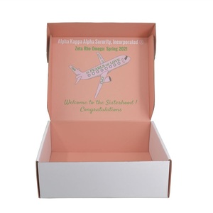 Boîte d'expédition en carton ondulé Kraft populaire, prix usine Chine, emballage avion avec logo personnalisé pour l'expédition quotidienne - Product Image 5