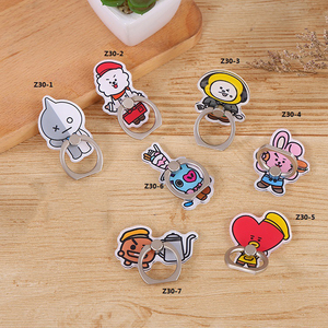 Creatieve Acryl Telefoon Beugel Cartoon Mobiele Telefoon Ring Gesp Kan Worden Aangepast - Product Image 2