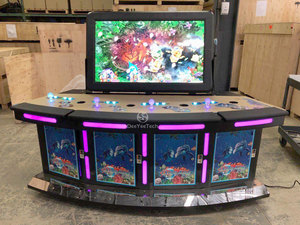 Chất lượng cao tùy chỉnh 3 người chơi 55 inch Màn hình LCD đồng tiền hoạt động Arcade cá Hunter trò chơi Bảng Máy - Product Image 6