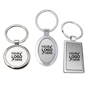 <b>Custom</b> Metal <b>Keychain</b> with Logo Engraving for Promotions Business Gift Premium Quality Brand Marketing Advertisement Corporate - Product Image 1