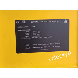 Testeur d'isolation numérique programmable One Piece Chauvin Arnoux C.A 6505 5kV CA6505 d'occasion - Product Image 4