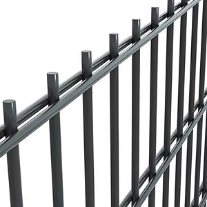 Song phương 358 an ninh hàng rào 868/656 đôi dây mạ kẽm lưới Bảng điều chỉnh dễ dàng đường sắt hàng rào cho nhà máy thiên nhiên kim loại không leo lên - Product Image 2