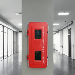 Boîtier mural double standard pour extincteur de 6kg couvre-armoire de protection en plastique pour équipement de lutte contre les incendies - Product Image 4