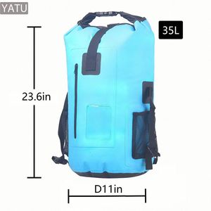 핫세일 PVC 대용량 경량 방수 스포츠 짐 트레킹 캠핑 여행 더플백 도매 고품질 가방 25L - Product Image 6