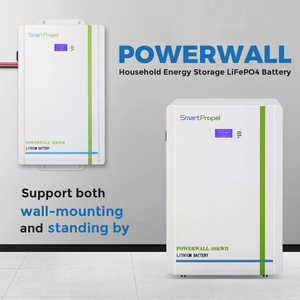 Wall-Mounted <b>48V</b> 200AH <b>Lithium</b> <b>Ion</b> <b>Battery</b> 10KW Solar Household Energy Storage AC Output - Product Image 4