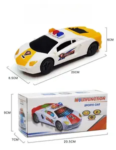 Electric Police Car Vehicle LED Music Kids Educational Toys Children Gift Birthday Present