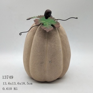Fall Pumpkin decoration easy decoration pumpkin autumn decor pumpkin rough effect painting metal sheet - Product Image 1