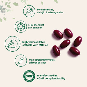Cápsulas OEM de Tongkat Ali, Maca, Shilajit <span class=keywords><strong>y</strong></span> Ashwagandha <span class=keywords><strong>con</strong></span> Aceite MCT para Hombres, Fórmula para Energía, Vitalidad <span class=keywords><strong>y</strong></span> Bienestar, Alivia el Estrés - Product Image 3