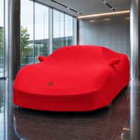 Housse de voiture extensible sur mesure pour Ferrari 488, 812, F8 Portofino – Satin doux, élasthanne, anti-poussière