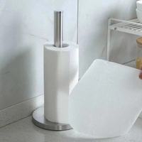 Porte-serviettes en papier, pour la cuisine, simple, en acier inoxydable, 1 pièce, support de rangement