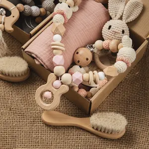 Wholesale Fancy Classy Custom Newborn Toy Set Comfort Gift Box Baby Geschenk Set Shower Gift Box Set