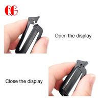 Boucle de sangle en plastique de 25 mm, clips de connexion Molle de 1 pouce, clips de verrouillage à extrémité ouverte, glissières à trois glissières pour boucle de sangle, clips de sac à dos