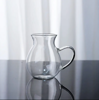 180ml Thé rouge turc Lot de 6 tasses en verre borosilicaté
