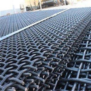 Lỗ vuông dây xoăn lưới thép đen mangan dệt lưới cho khai thác mỏ & nuôi trồng thủy sản hàn & uốn có khả năng tùy chỉnh - Product Image 4