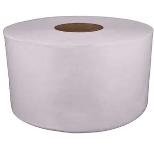 Spunlace Nonwoven Fabric Embossed 45gsm White 20%viscose 80%polyester Spunlace Nonwoven Fabric For Making Wet Wipes Material