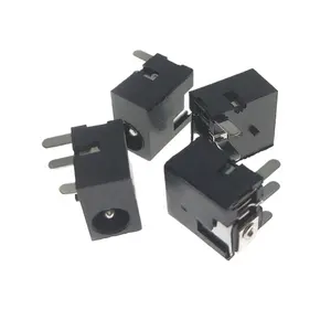 Tomada de alimentação de carregamento DC 5521 5525 Pin central 2.0mm 2.5mm Conector de alimentação DC fêmea