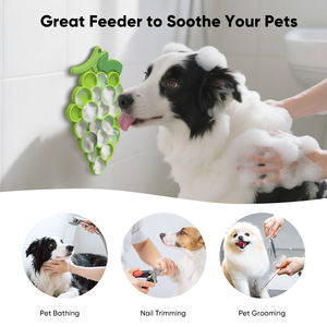 Tapete para Comida de Perros y Gatos con Diseño de Uvas, con Ventosas de Silicona, Tapete y Almohadillas para Alimentación de Mascotas - Product Image 6